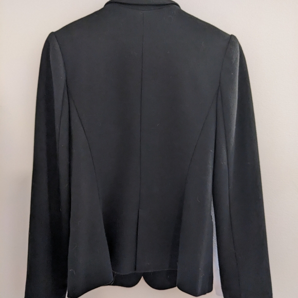 Lilly Pulitzer $365 Leighton Black Knit 1 Button Blazer - Size Medium - Picture 4 of 10